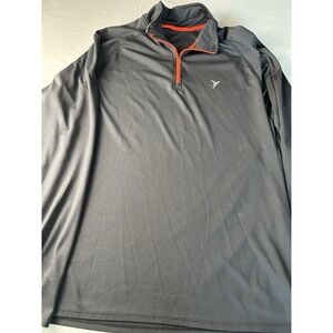 Active Faith Men M 3/4 Zip Stretch Nylon Outerware Active Golf Tennis Casual L